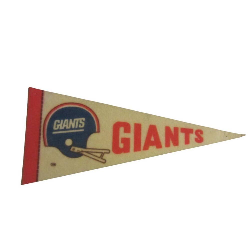 Vintage New York Giants NFL Felt Pennant Retro Football Collectible